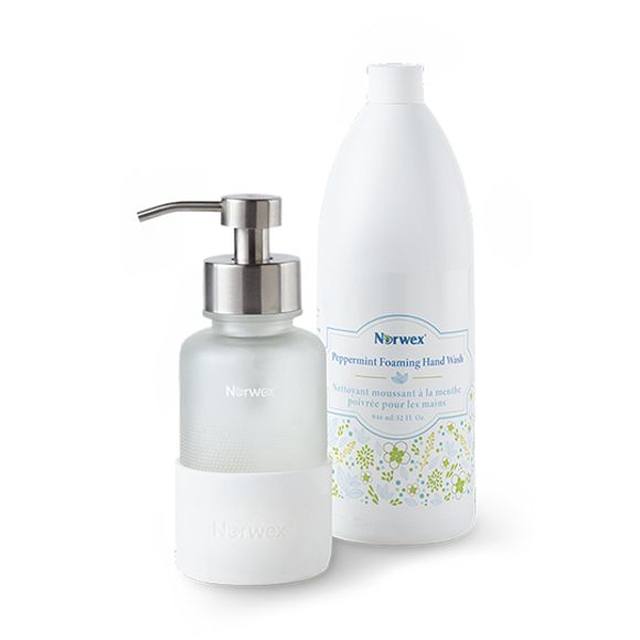Forever Clean Hand Wash Set - Peppermint - Norwex Canada Catalogue